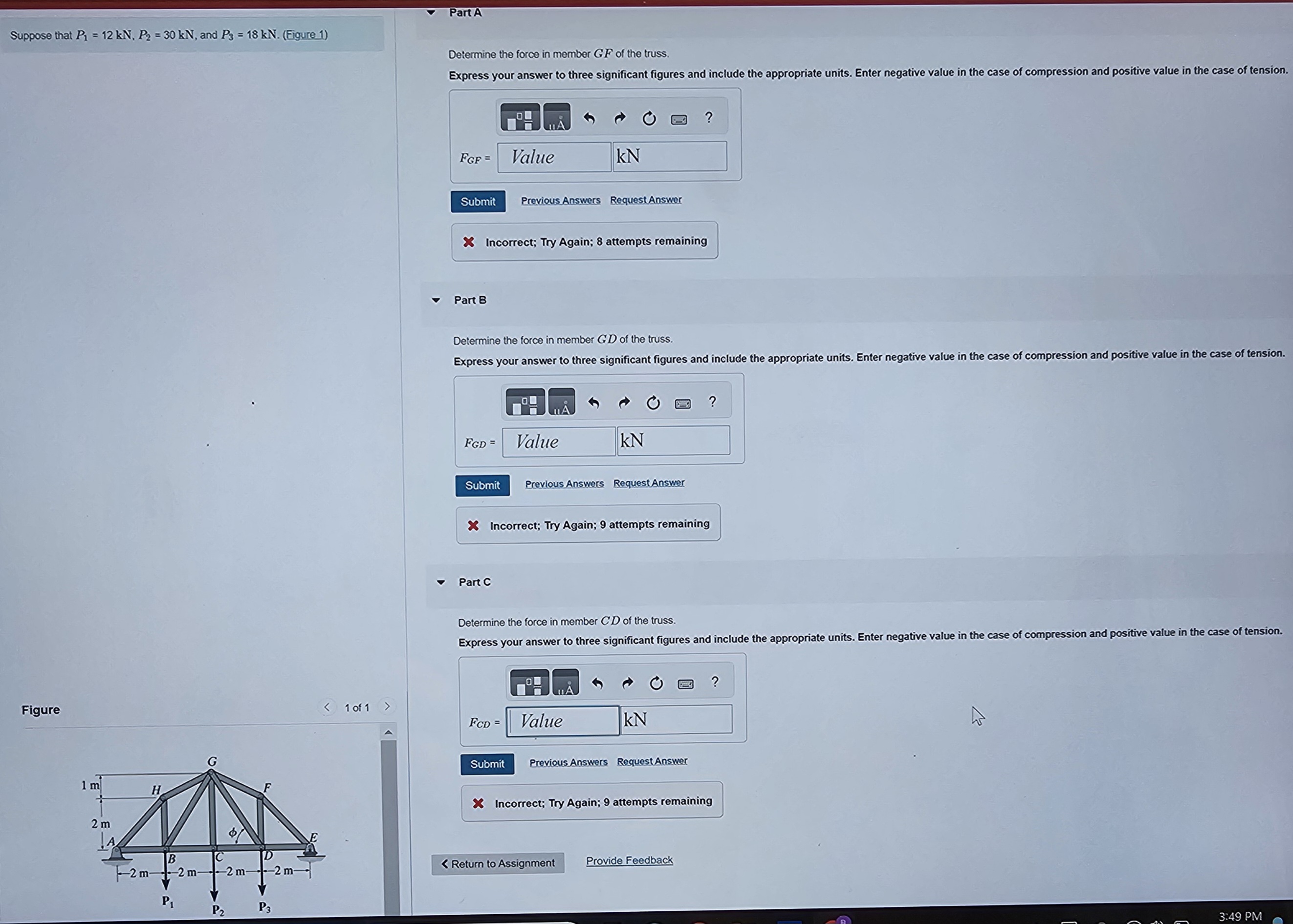 Suppose that P 1 = 1 2 k N , P 2 = 3 0 k N , and