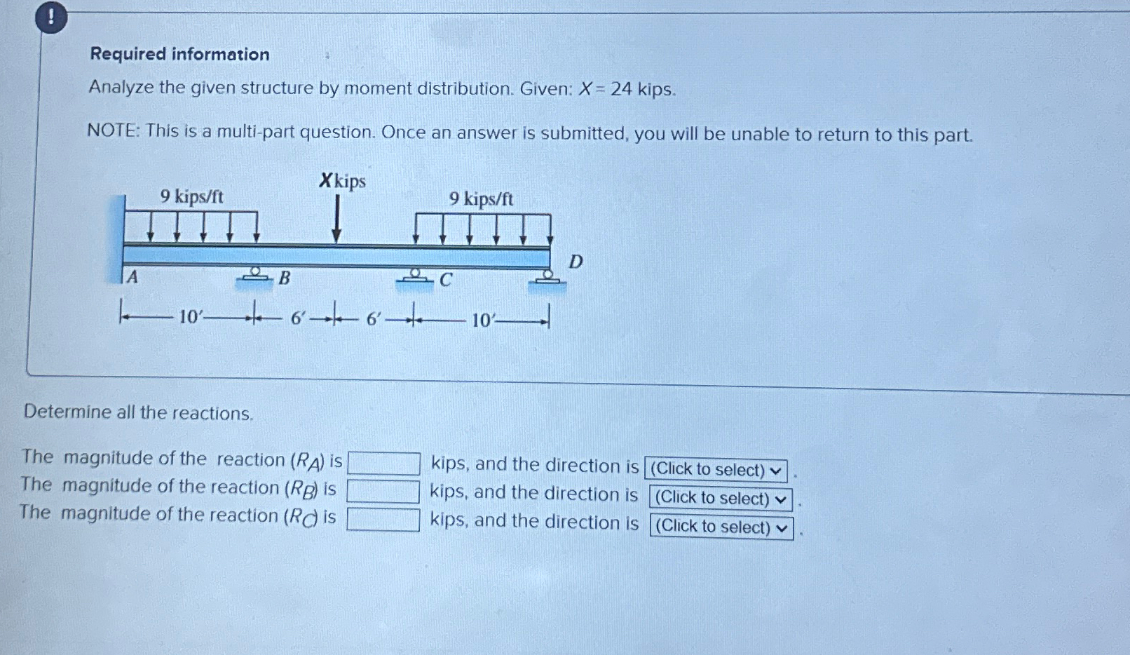 Required information Analyze the given structure