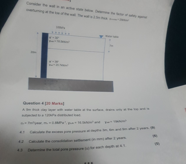 Consider the wall in an active state below.