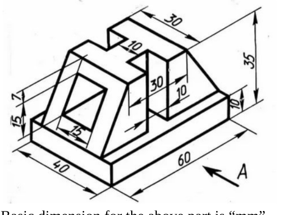 write all commands needed tondraw this and steps