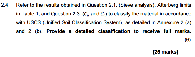 2 . 4 . Refer to the results obtained in Question