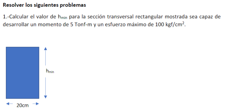 Resolver los siguientes problemas 1 . - Calcular