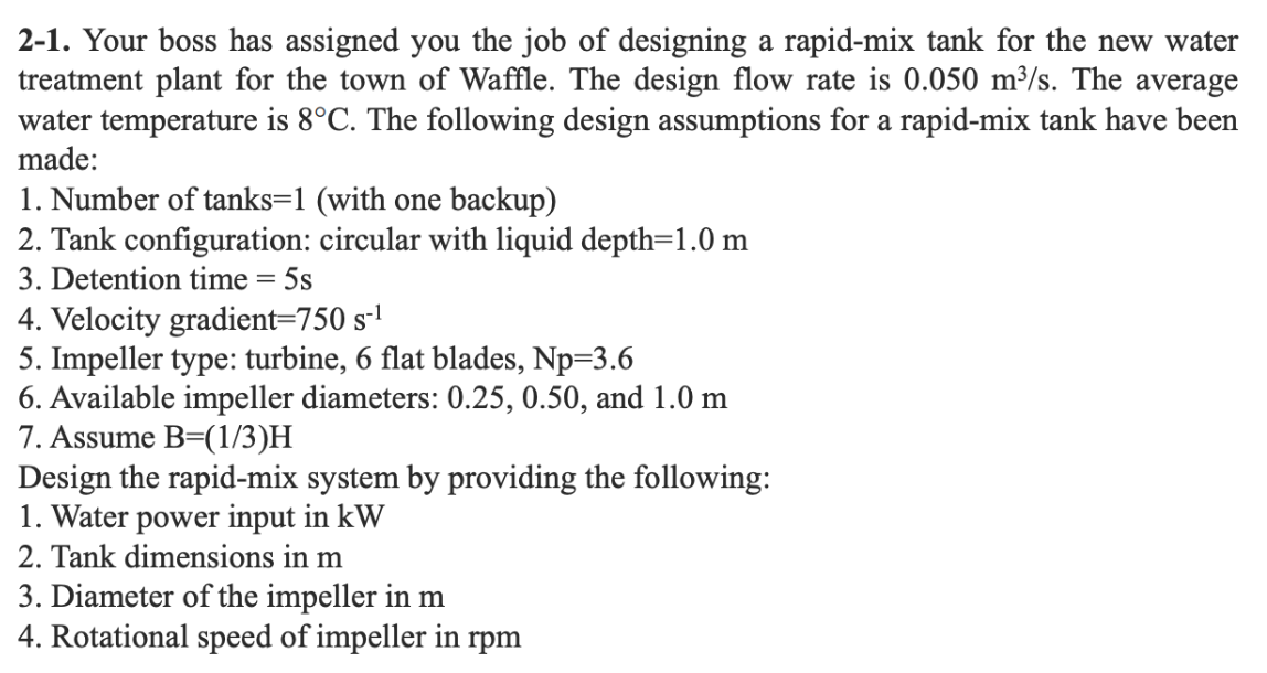 2 - 1 . Your boss has assigned you the job of