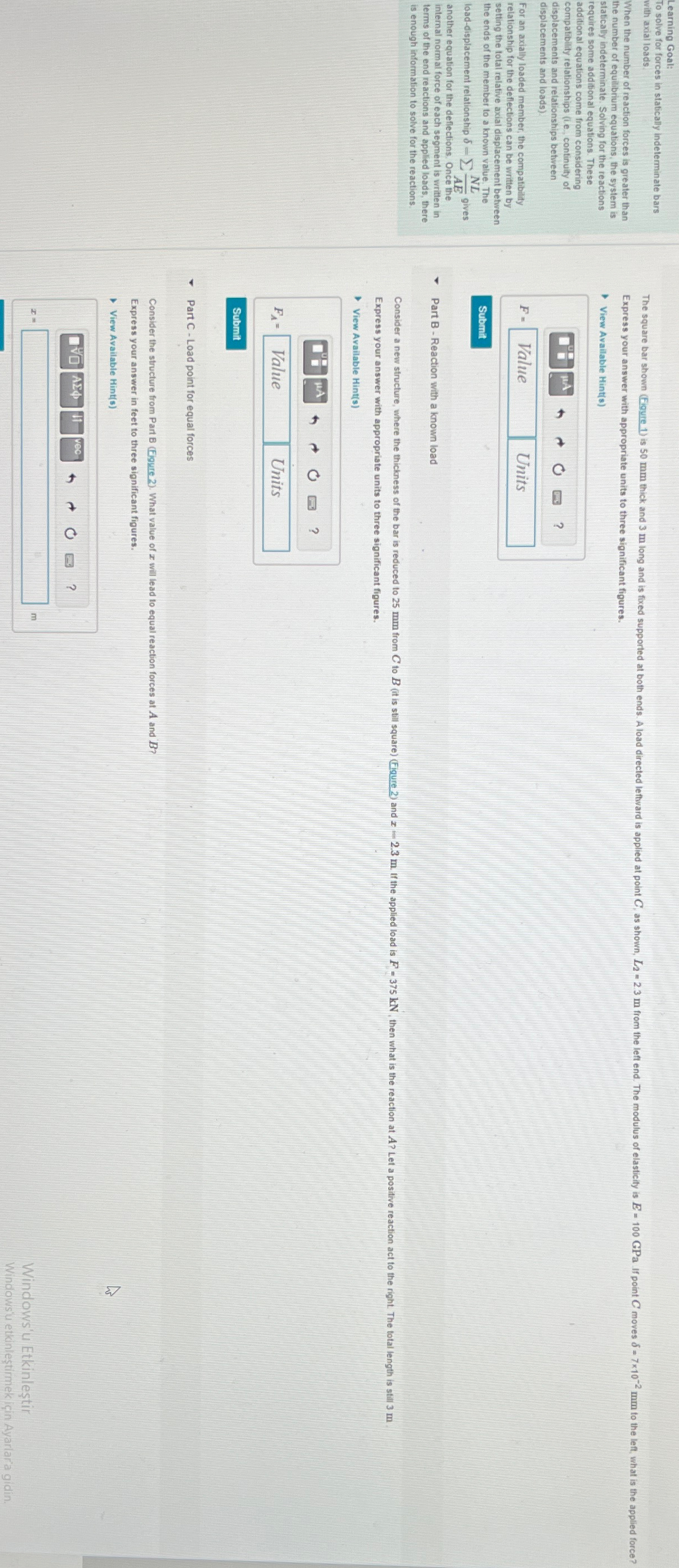Learning Goal: To solve for forces in slatically
