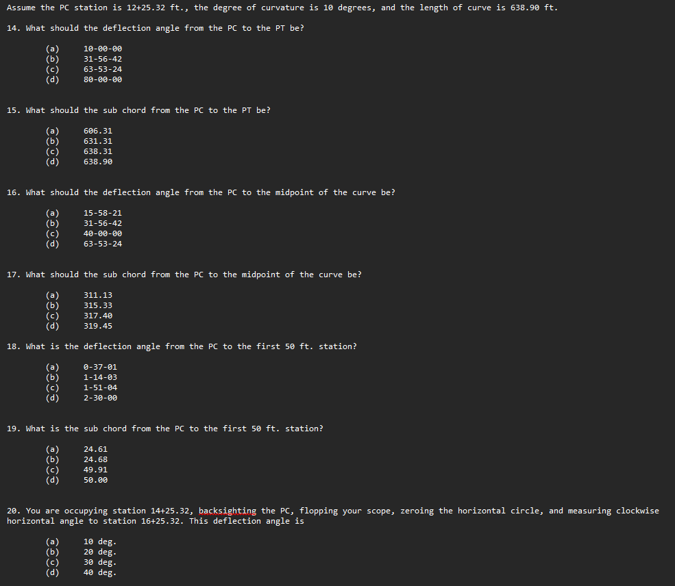 Assume the PC station is 1 2 + 2 5 . 3 2 f t . ,