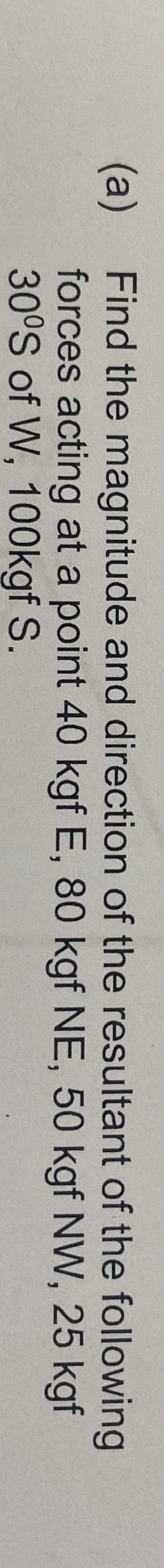 ( a ) Find the magnitude and direction of the