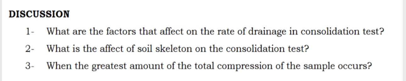 DISCUSSION 1 - What are the factors that affect