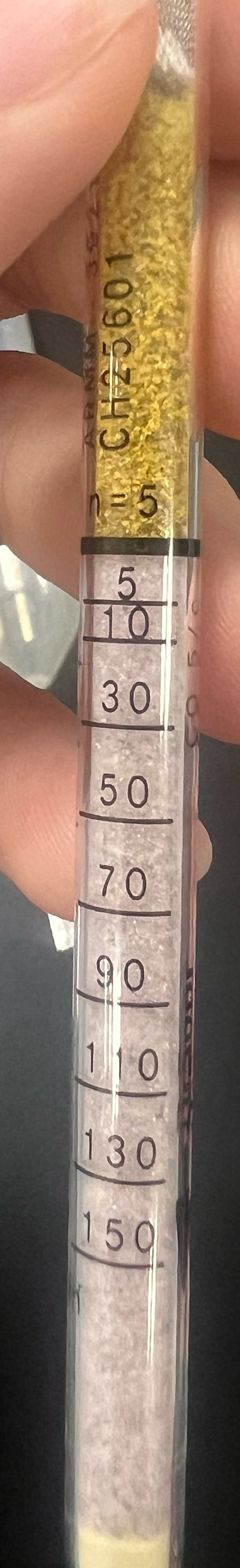 What is the reading of this CO tube?