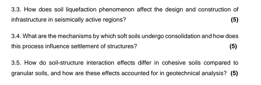 3 . 3 . How does soil liquefaction phenomenon