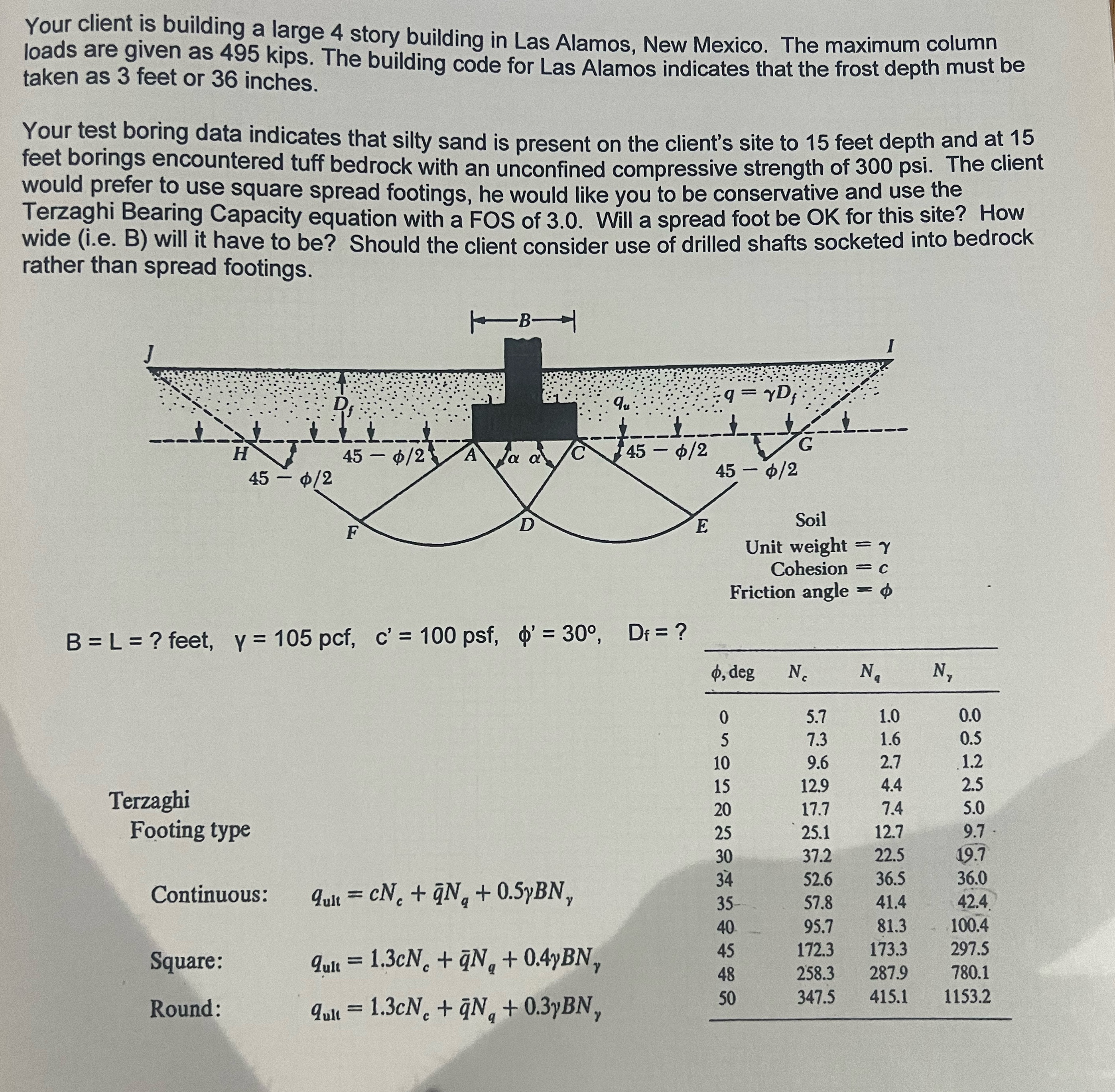 Your client is building a large 4 story building