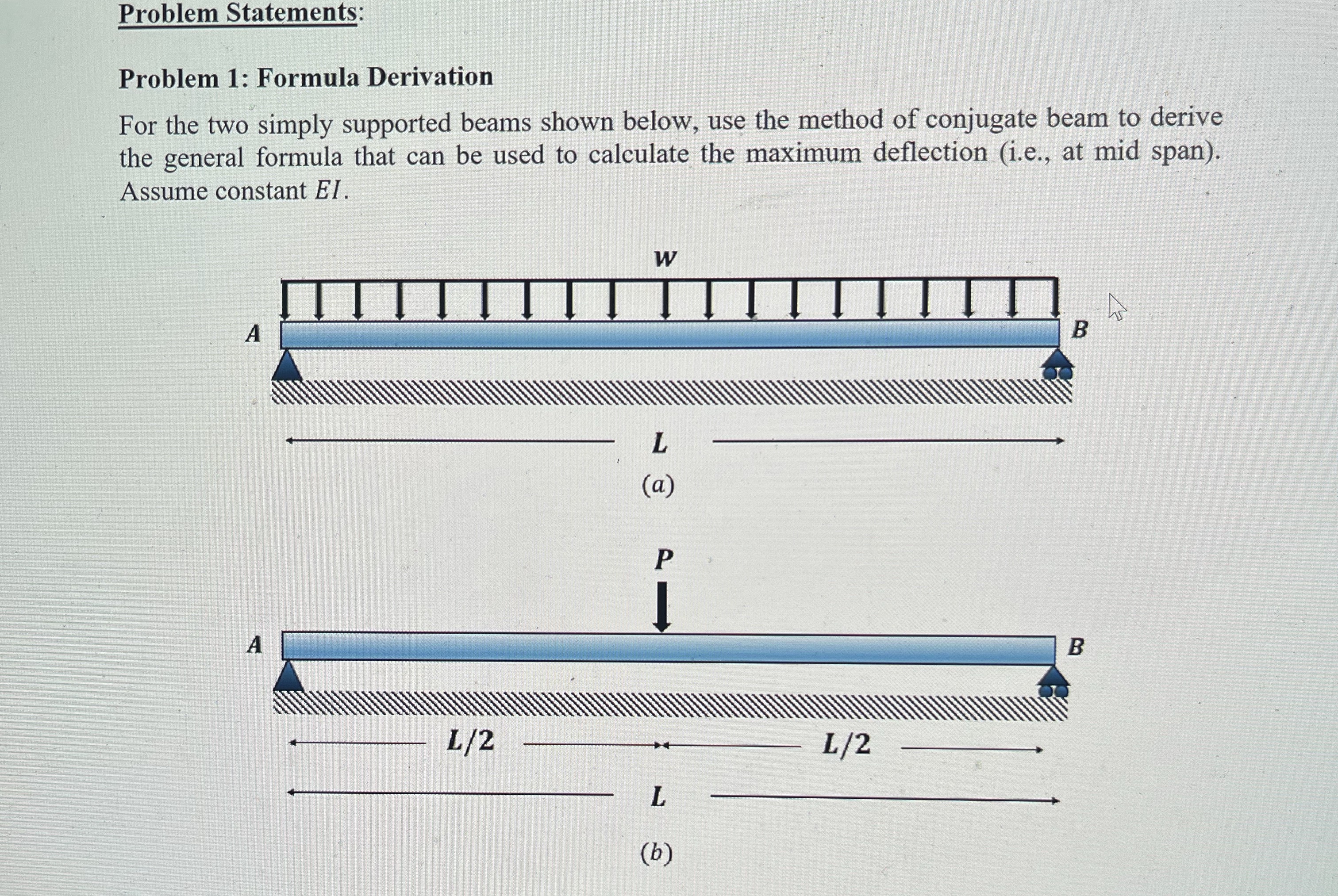 Problem Statements: Problem 1 : Formula