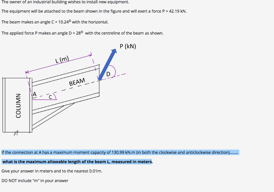 The owner of an industrial building wishes to