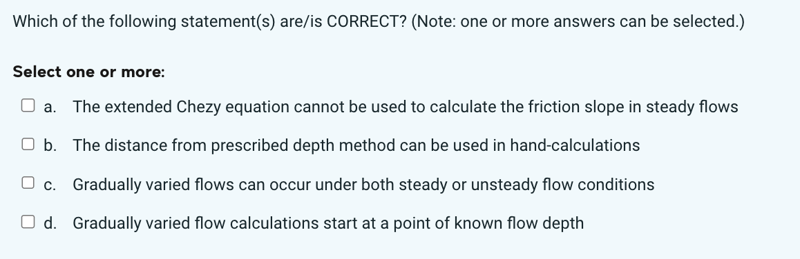 Which of the following statement ( s ) are / is