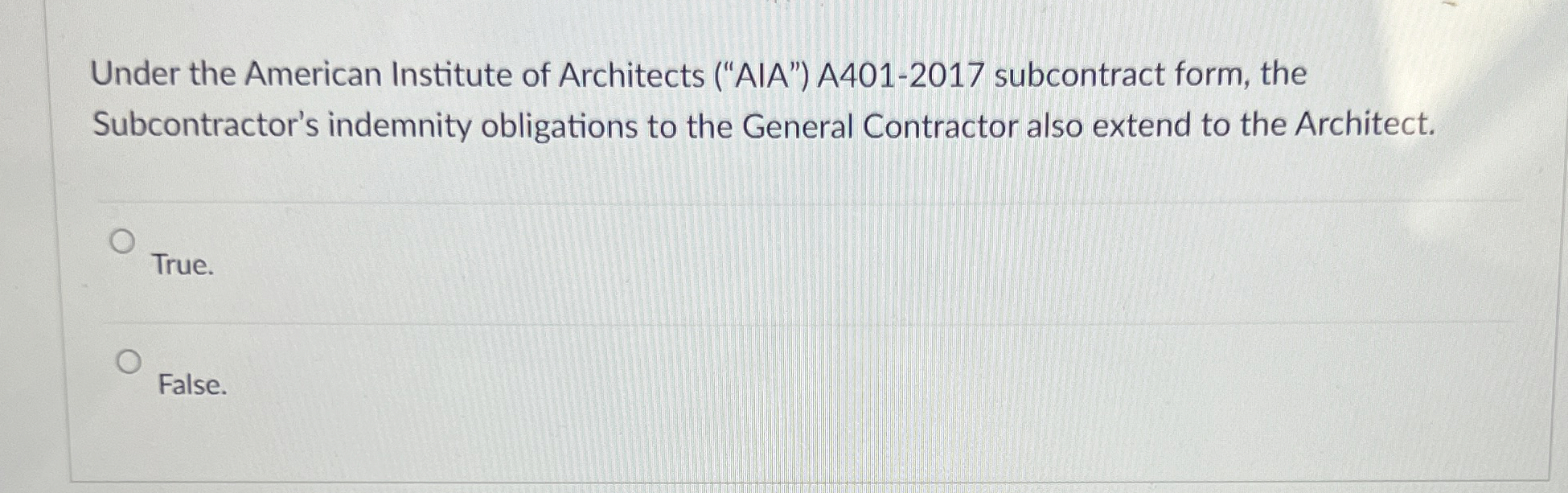 Under the American Institute of Architects ( "