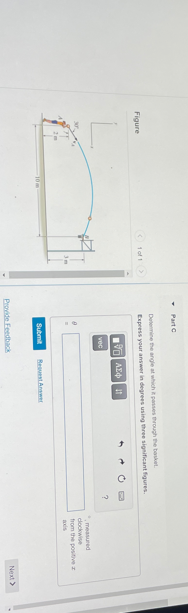 Part A Consider ( Figure 1 ) . Request Answer