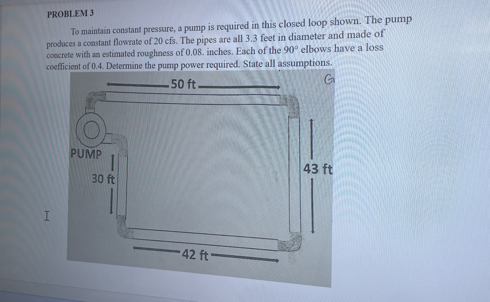 PROBLEM 3 To maintain constant pressure, a pump