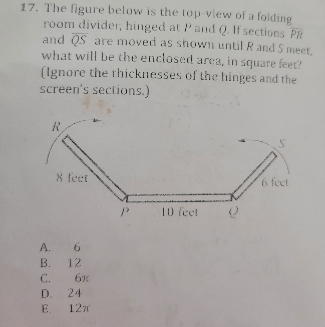 The figure below is the top - view of a folding