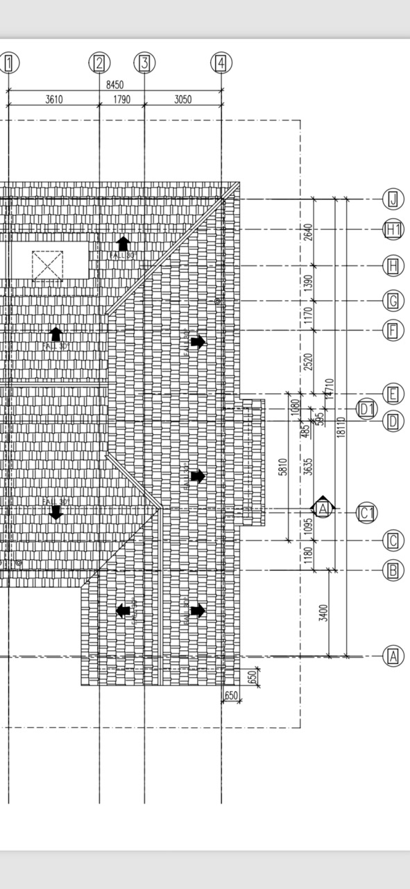 Prepare structural key plan consisting of Roof