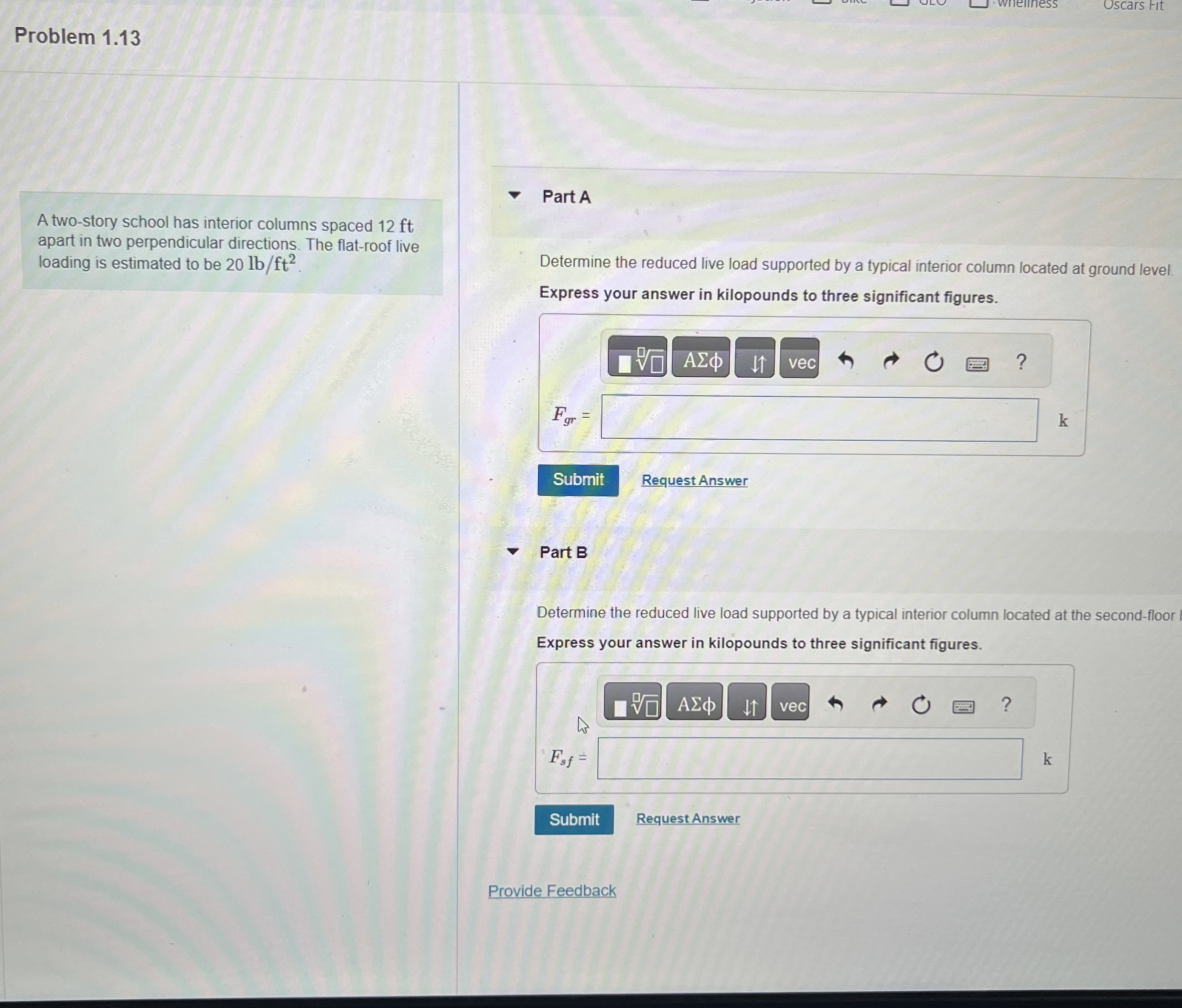 Problem 1 . 1 3 A two - story school has interior