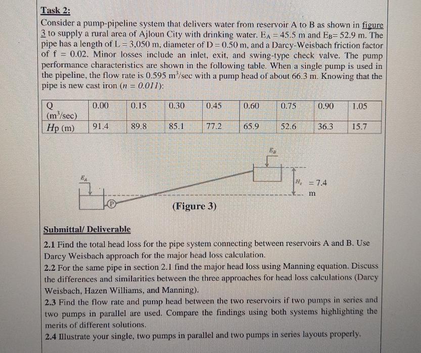 Task 2 : please answer 2 . 3 in details Consider