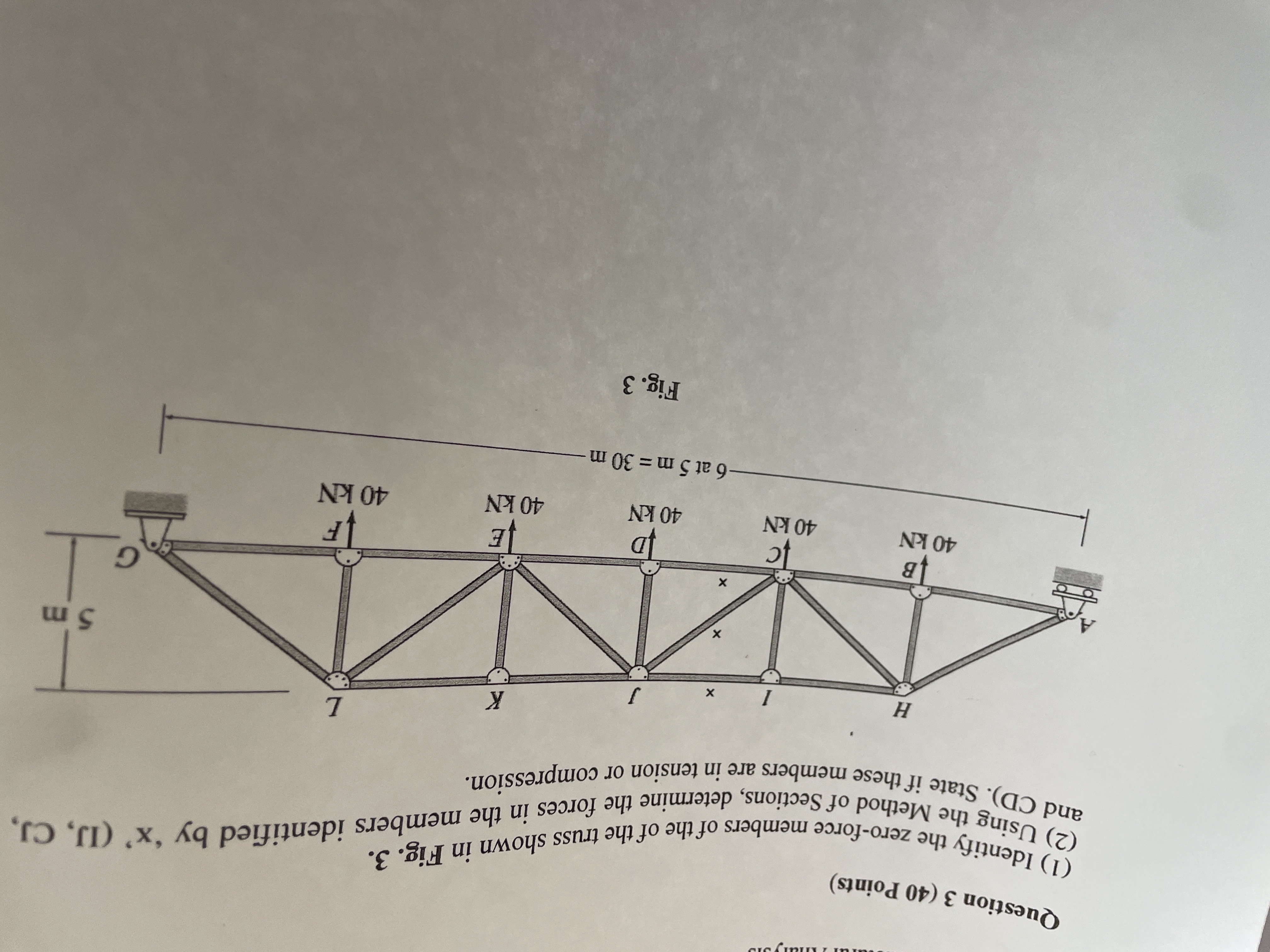Question 3 ( 4 0 Points ) ( 1 ) Identify the zero