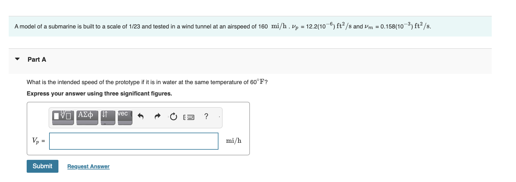 A model of a submarine is built to a scale of 1 2
