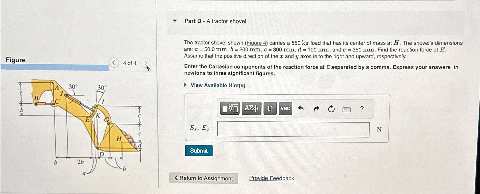 Part D - A tractor shovel Figure 4 of 4 The