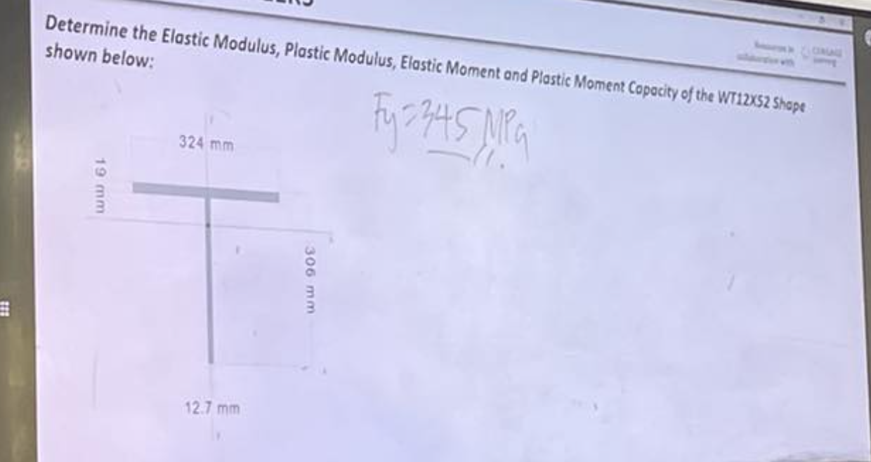 Determine the Elastic Modulus, Plastic Modulus,