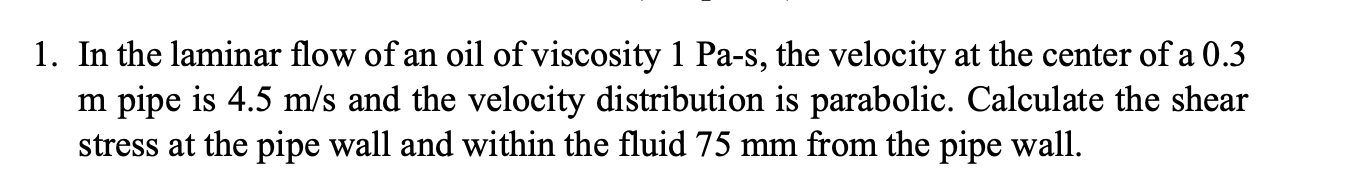  See image - Fluid Mechanics 