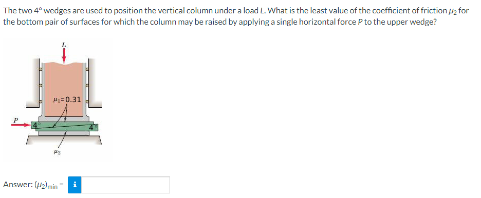 The two 4 wedges are used to position the
