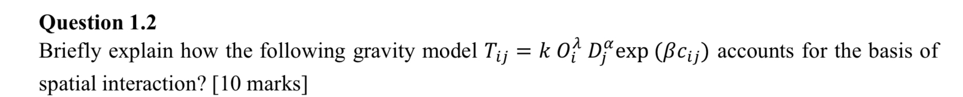 Question 1 . 2 Briefly explain how the following