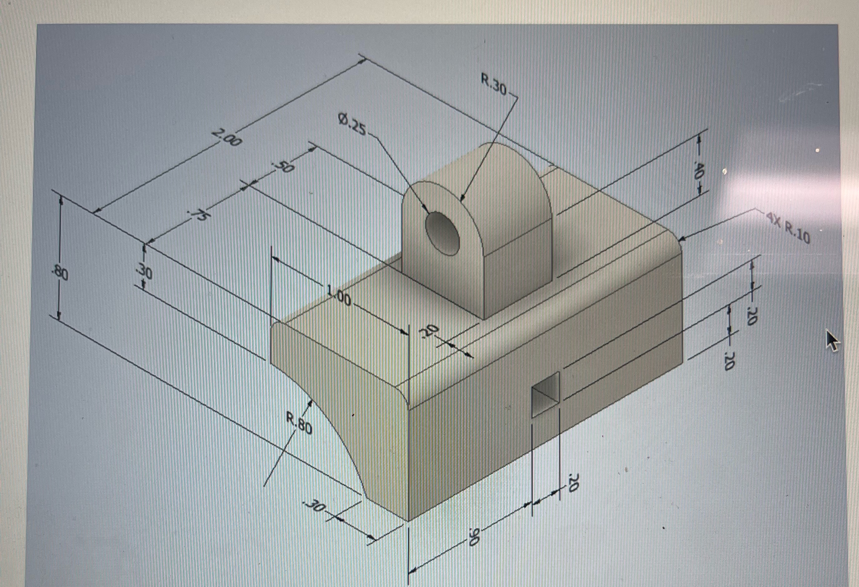 How do I draw this from every angle ? In autocad