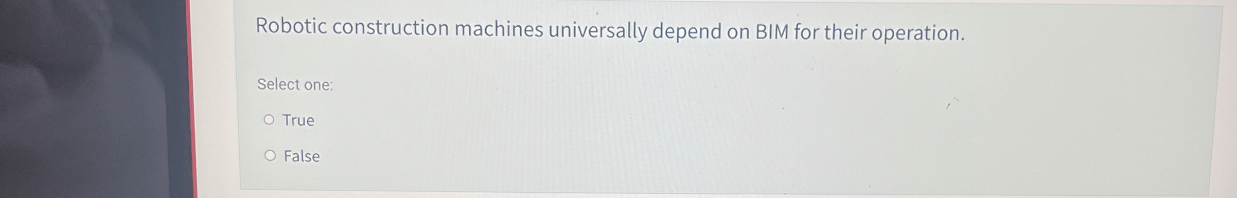 Robotic construction machines universally depend