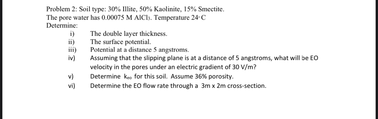 Please provide hand claculations for Problem 2 :