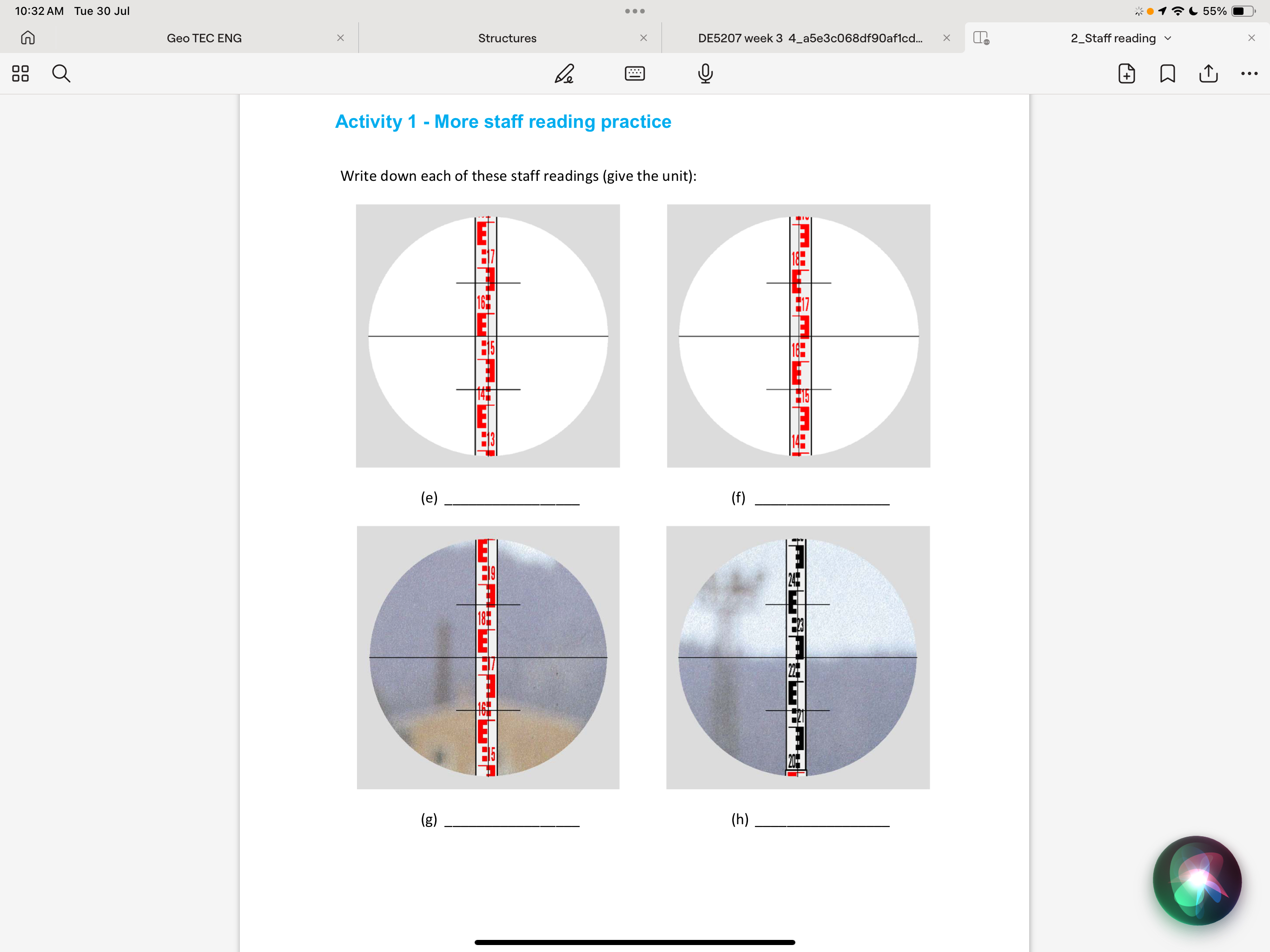 1 0 : 3 2 AM Tue 3 0 Jul Geo TEC ENG Structures