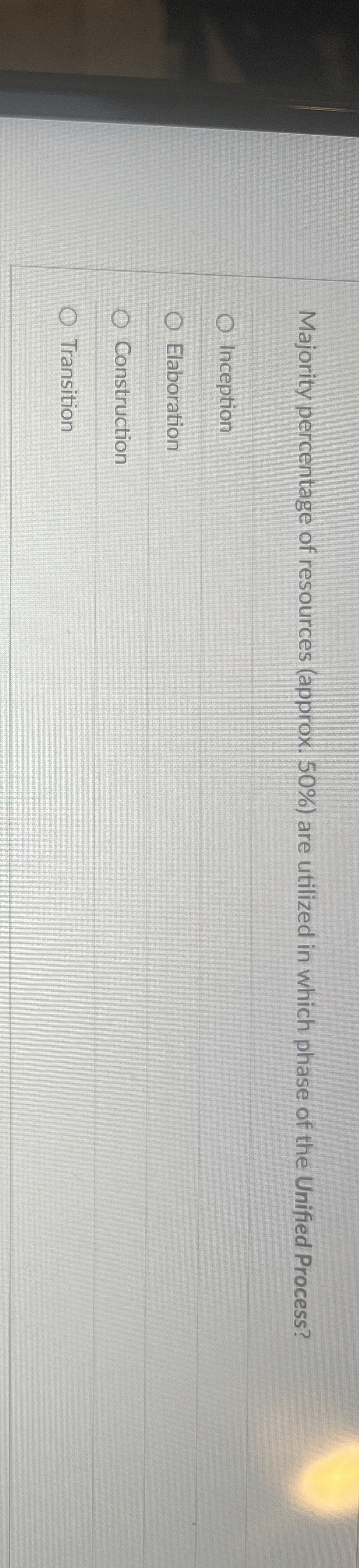 Majority percentage of resources ( approx . 5 0 %