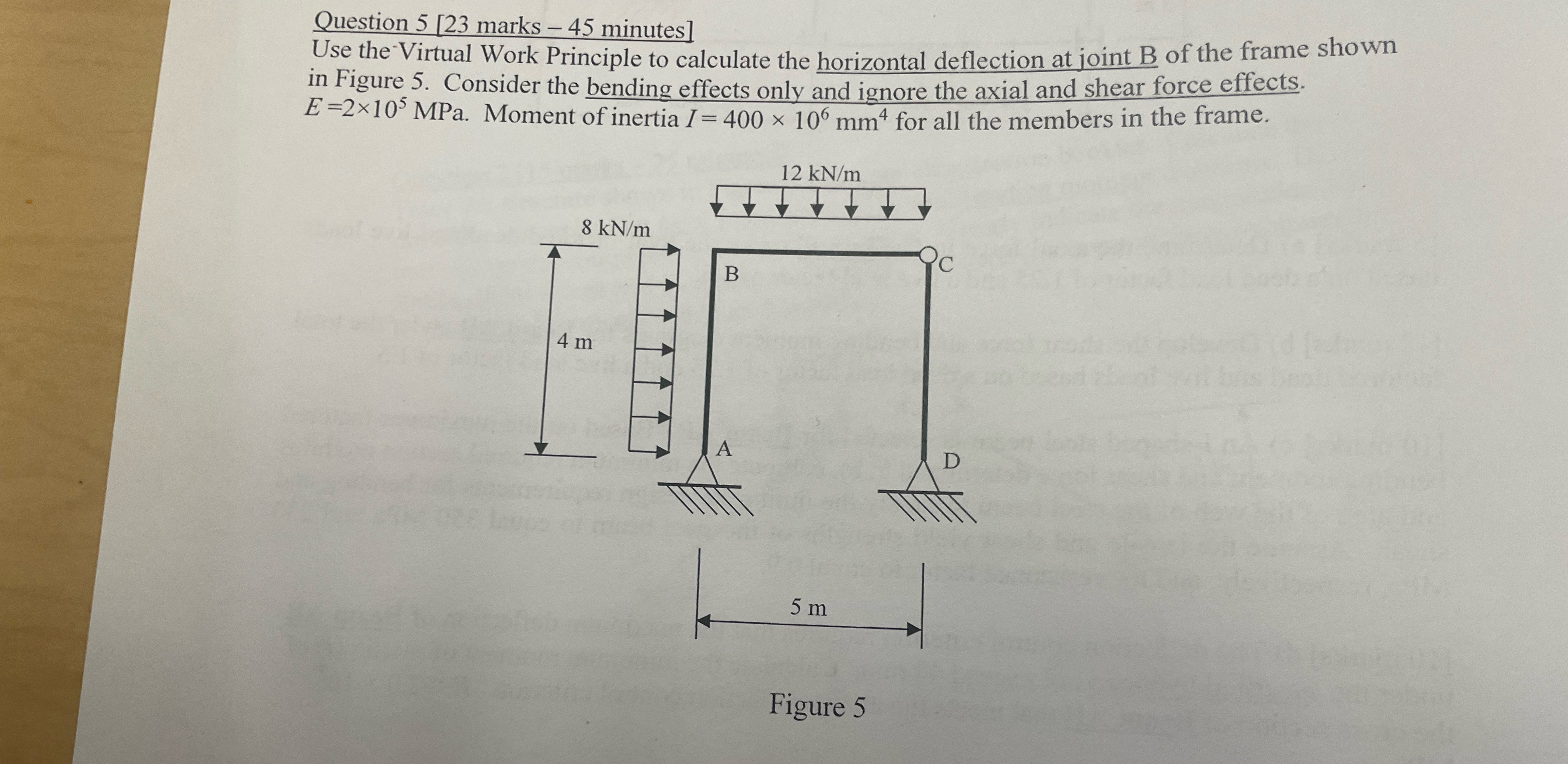 Question 5 [ 2 3 marks - 4 5 minutes ] Use the -