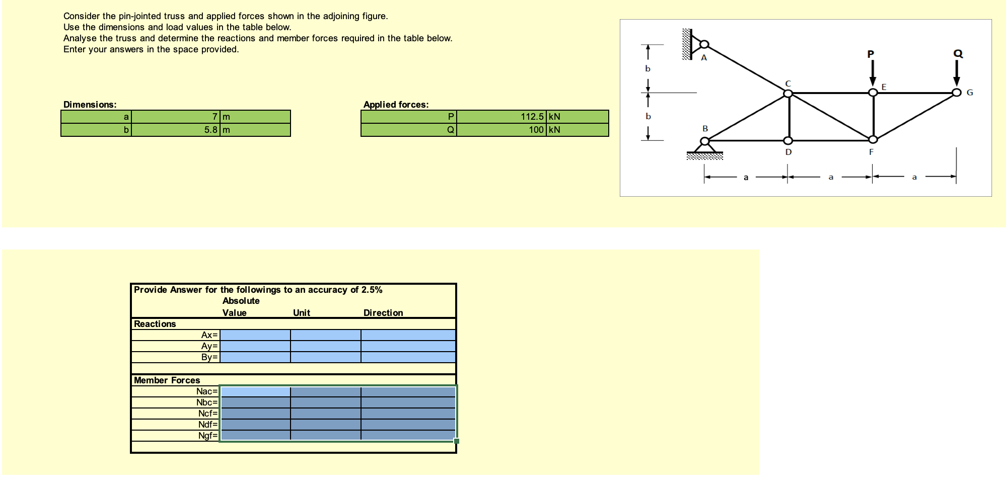Please provide clear worked solutions, such as