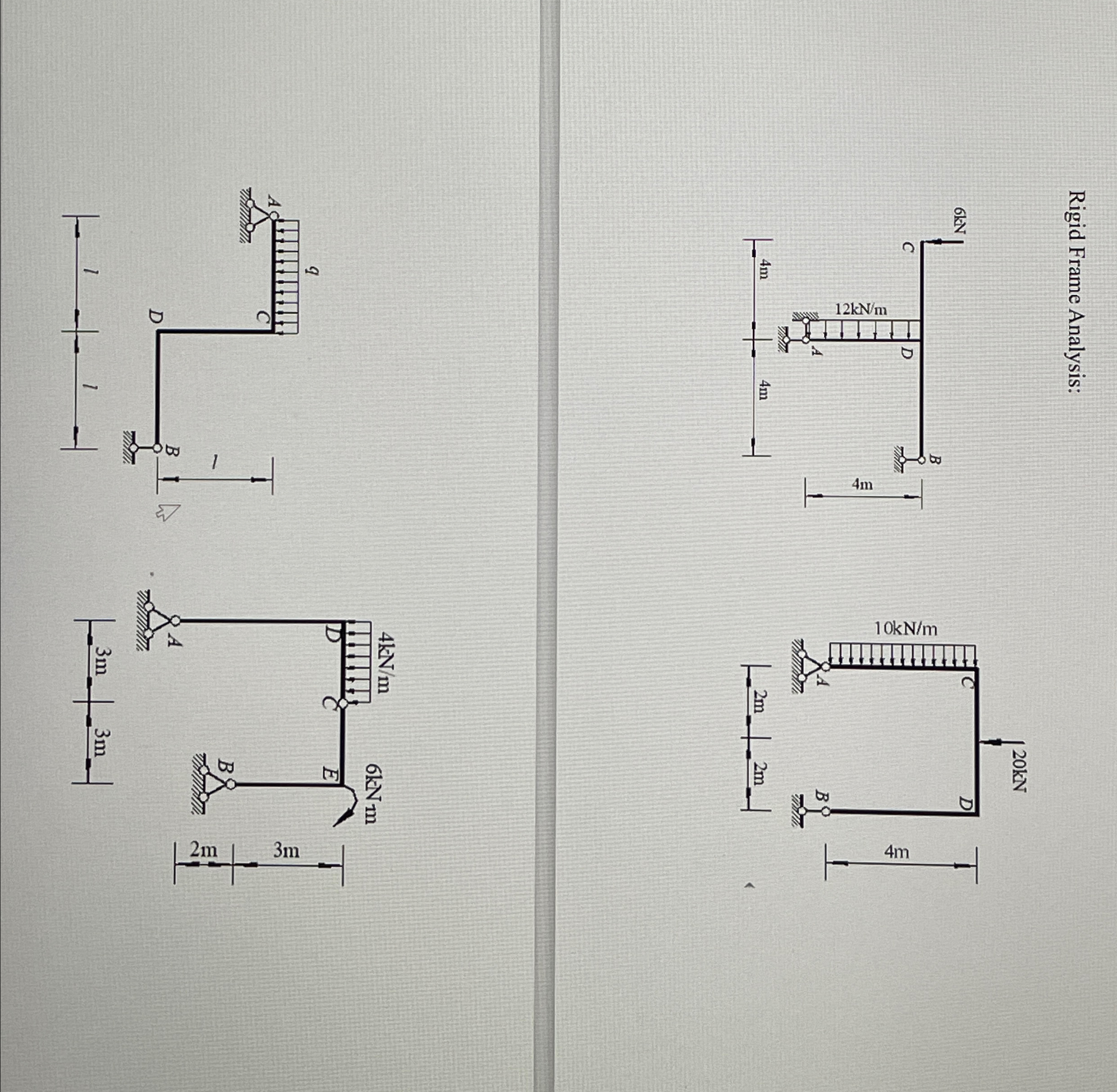 Rigid Frame Analysis: