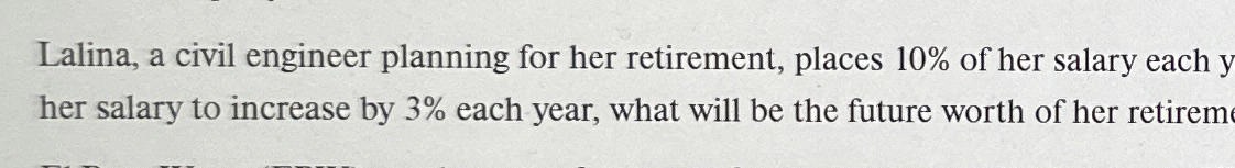 Lalina, a civil engineer planning for her