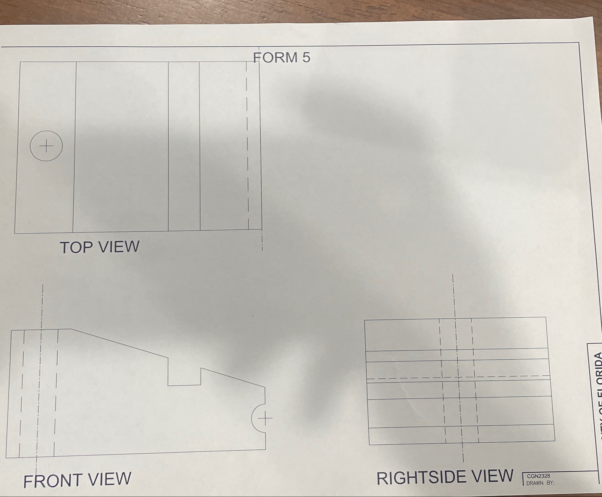 I need the auxiliary view for this object