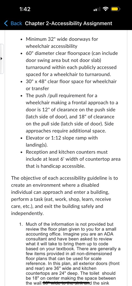 Minimum 3 2 " wide doorways for wheelchair