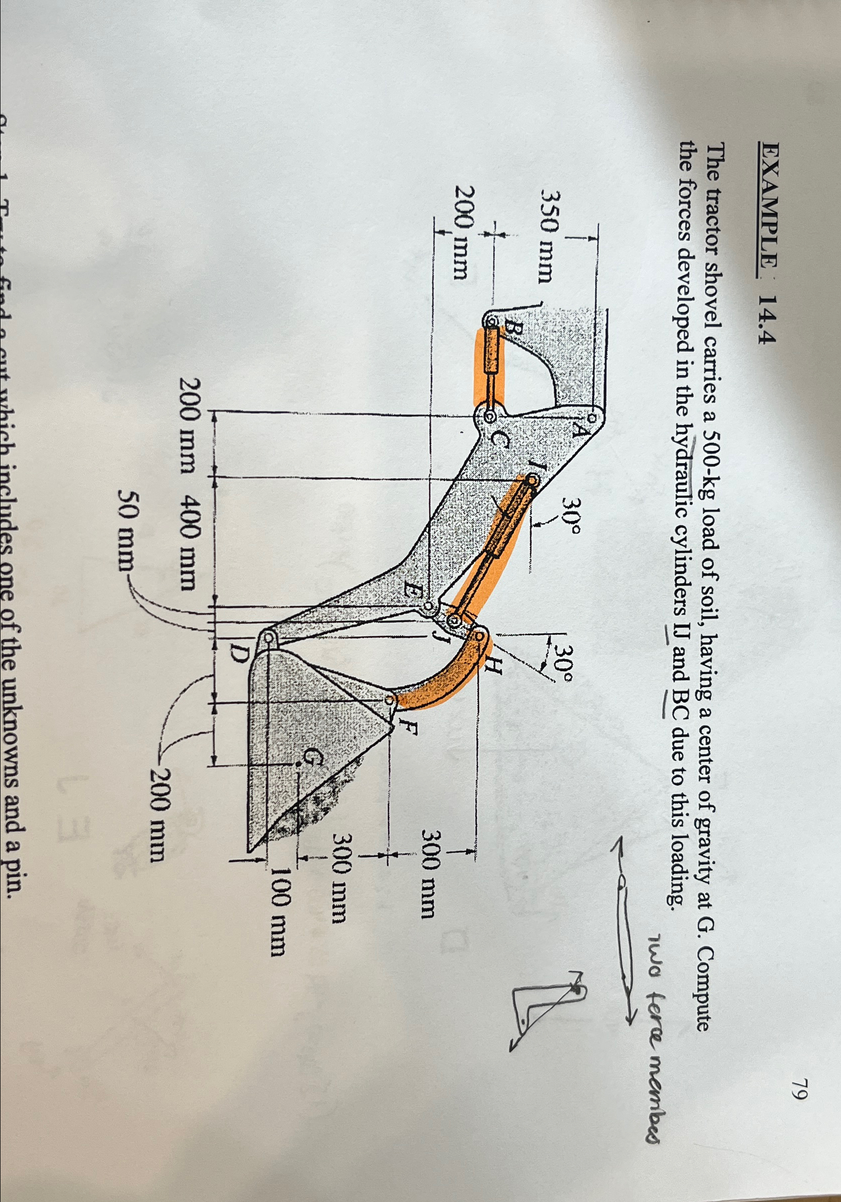 EXAMPLE: 1 4 . 4 7 9 The tractor shovel carries a