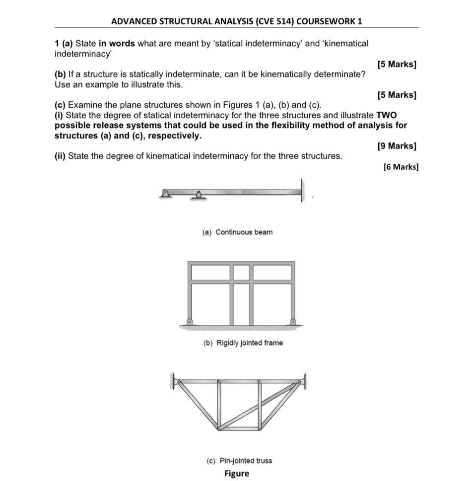 ADVANCED STRUCTURAL ANALYSIS ( CVE 5 1 4 )