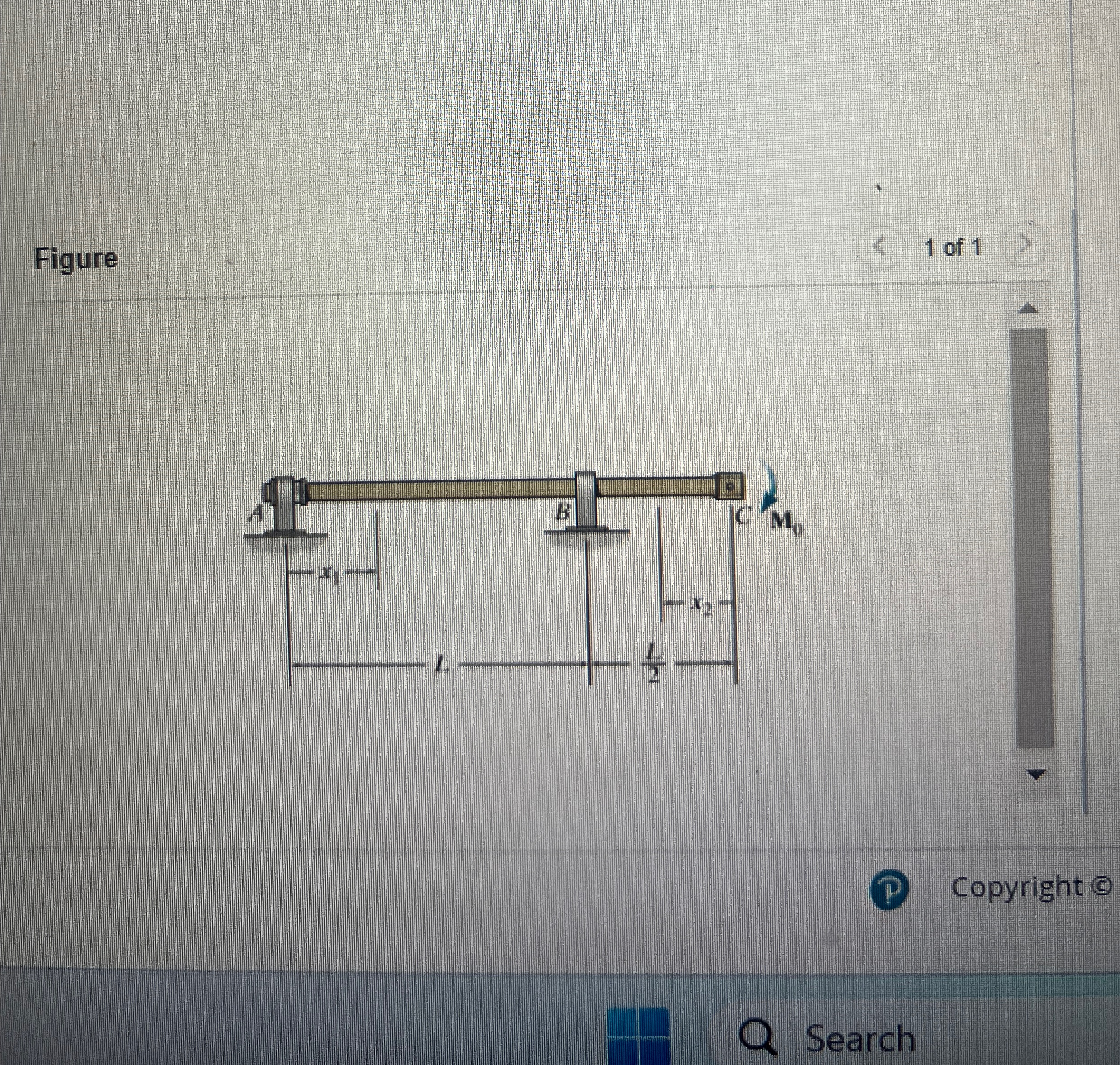 Consider the beam shown in ( Figure 1 ) . E .