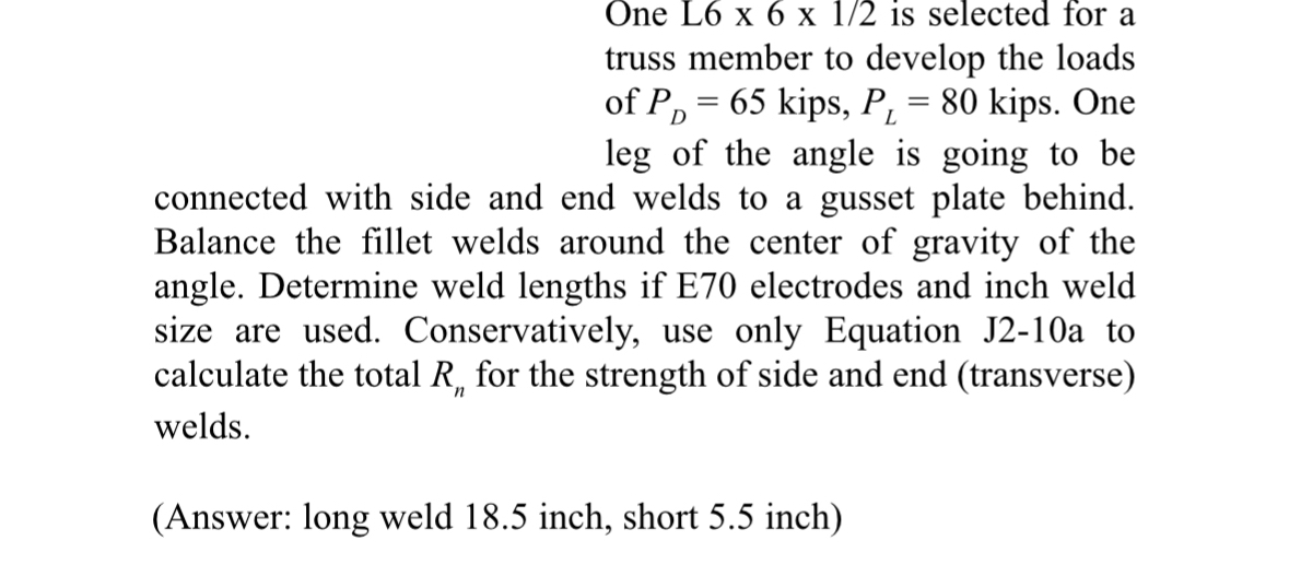 One L 6 6 1 2 is selected for a truss member to