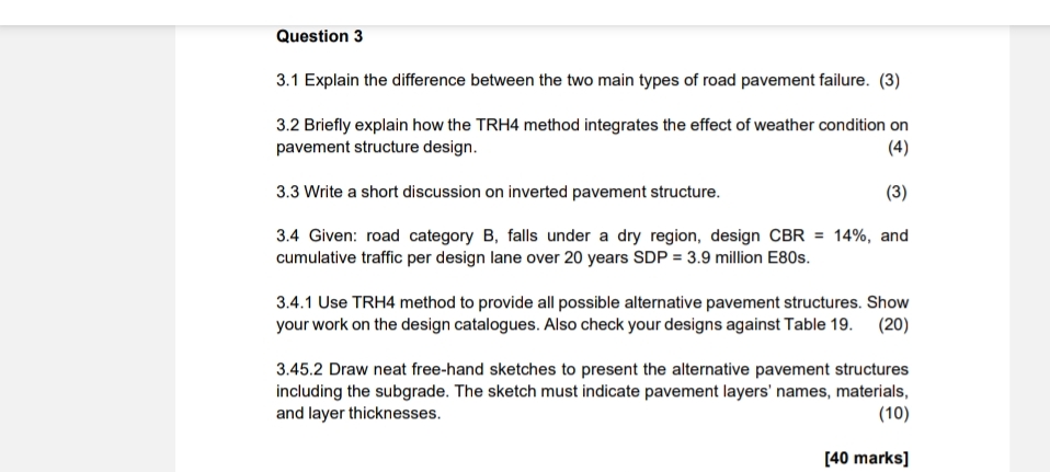 Question 3 3 . 1 Explain the difference between