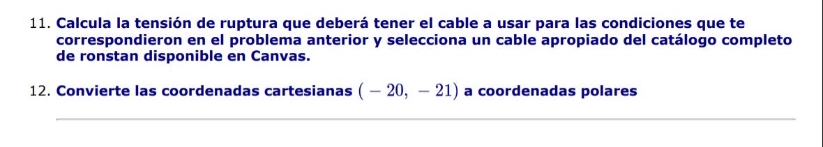 Calcula la tensi n de ruptura que deber tener el