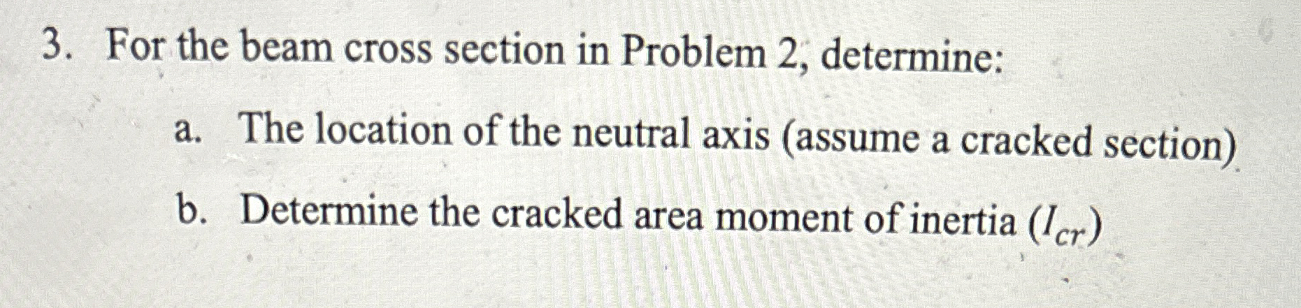 For the beam cross section in Problem 2 ,