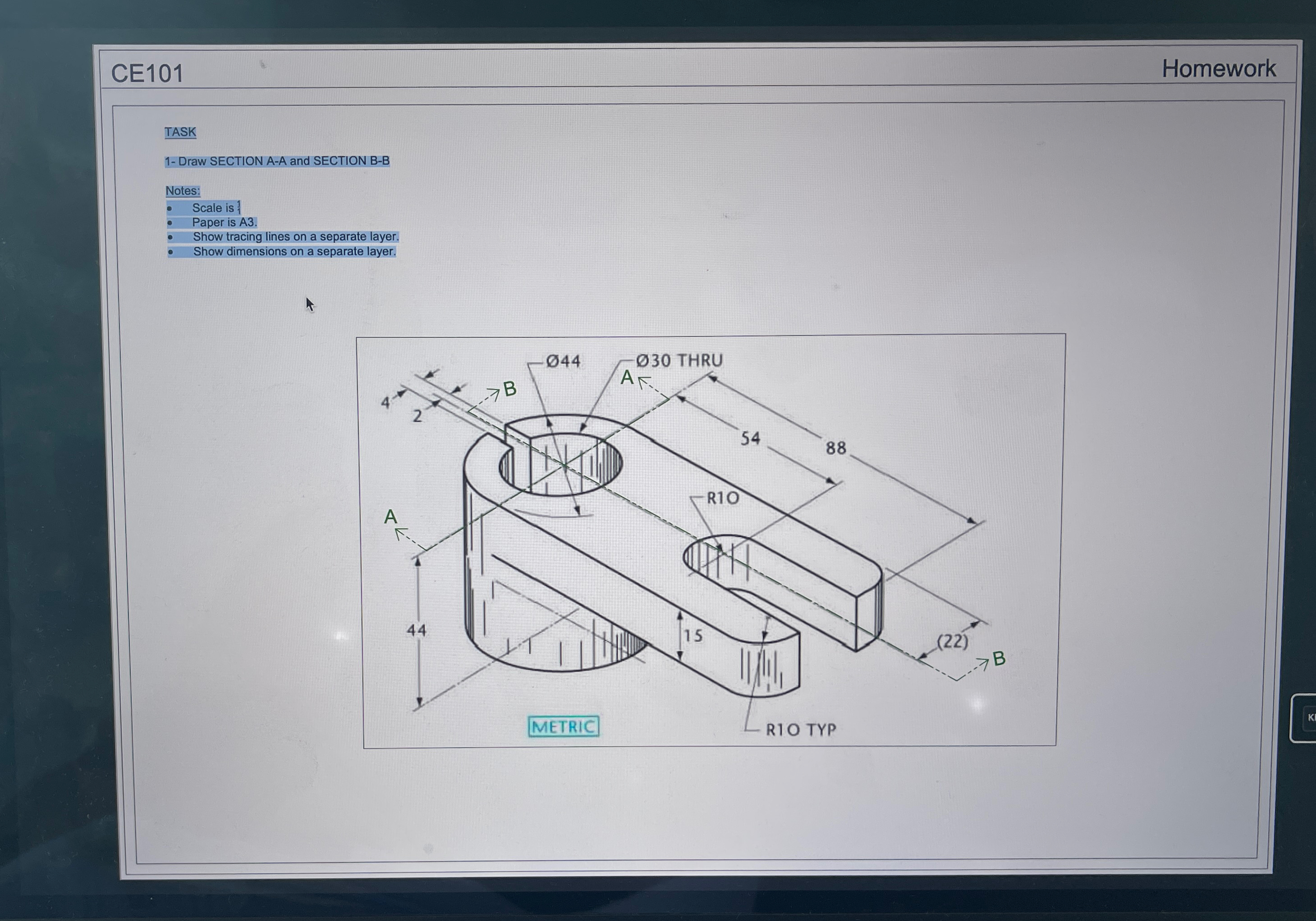 AUTOCAD I NEED AS AN AUTOCAD OUTPUT AND TS URGENT